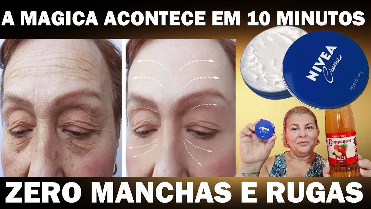 MISTURA MAGICA CREME NIVEA E VINAGRE DE MA&Ccedil;&Atilde; E VEJA A MAGICA NA SUA PELE EM MINUTOS  FIQUEI CHOCADA