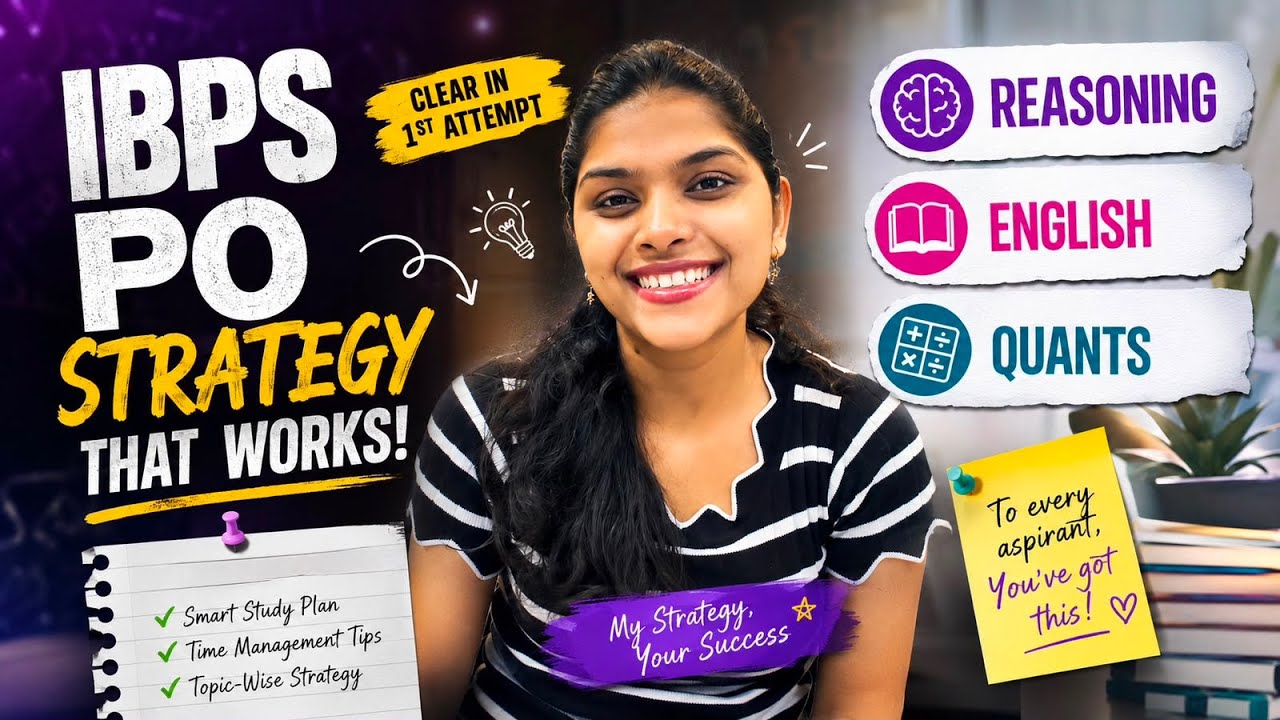 The IBPS PO Prelims Strategy That Actually Works! | IBPS PO 2026 | Pournima Bhalerao.