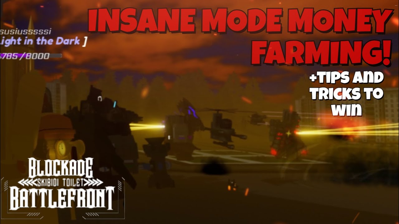 Blockade Battlefront: Insane mode money farm | Tips and tricks to win it!