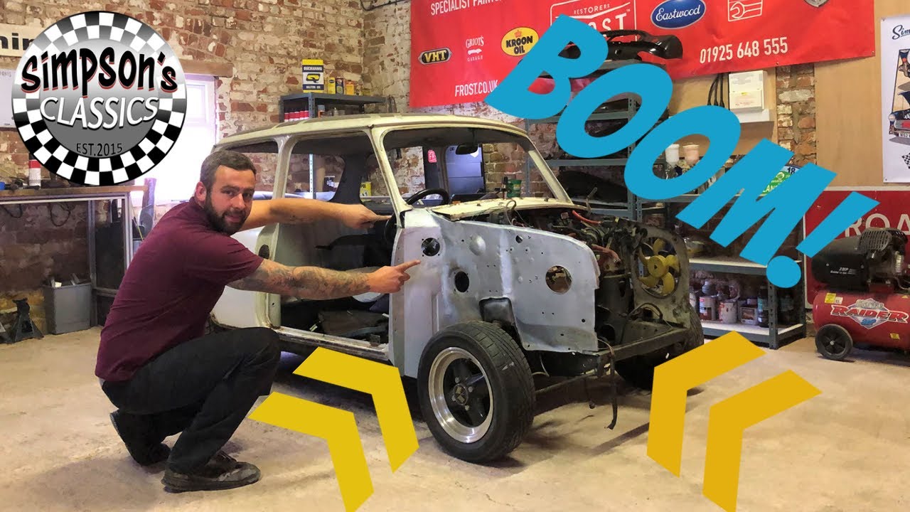 FLITCH PANEL & SHOCK MOUNT REPAIRS - Classic Mini Mayfair Restoration