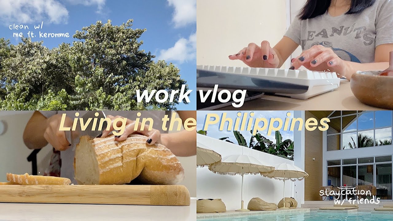 work vlog 👜✨| realistic 9-5 office work life in Manila, clean with me ft. keromee, staycation week