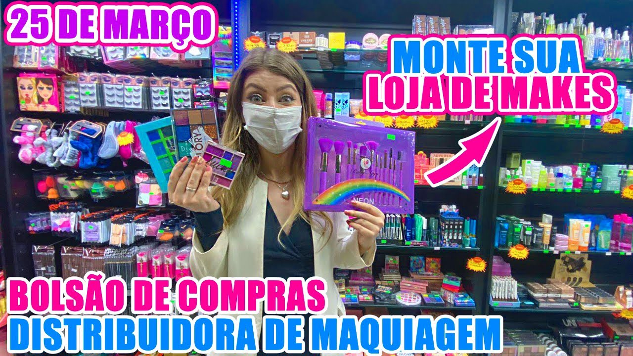 25 DE MARÇO - DISTRIBUIDORA DE MAQUIAGEM BARATA NO BOLSÃO DE COMPRAS - ATACADO E VAREJO