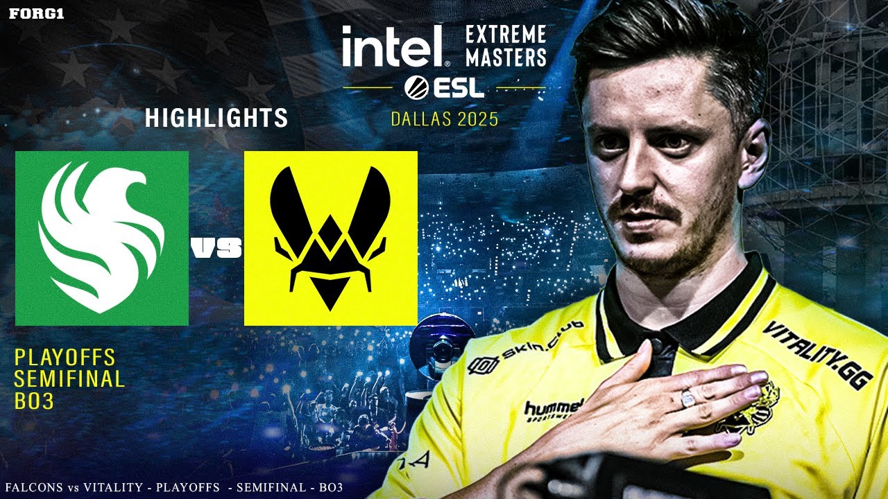 FINAL ANTICIPADA!!! FALCONS vs VITALITY || IEM DALLAS 2025 || SEMIFINAL || BO3 || HIGHLIGHTS