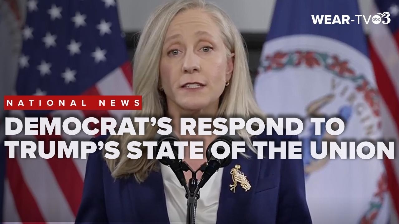 'We did not hear the truth'; Spanberger delivers Democrat response to Trump's State of the Union