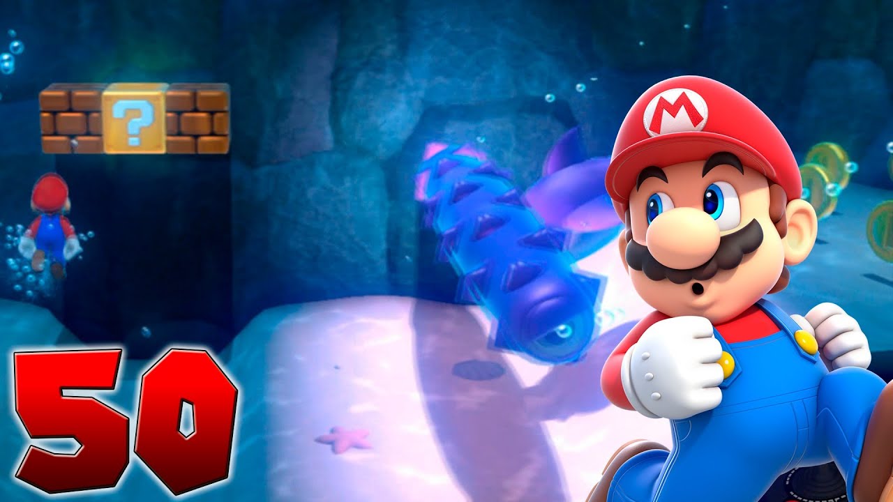 ✪ Super Mario 3D World ✪ | ۩-6 La Fosa Submarina de los Peces Martillo [FULL HD]