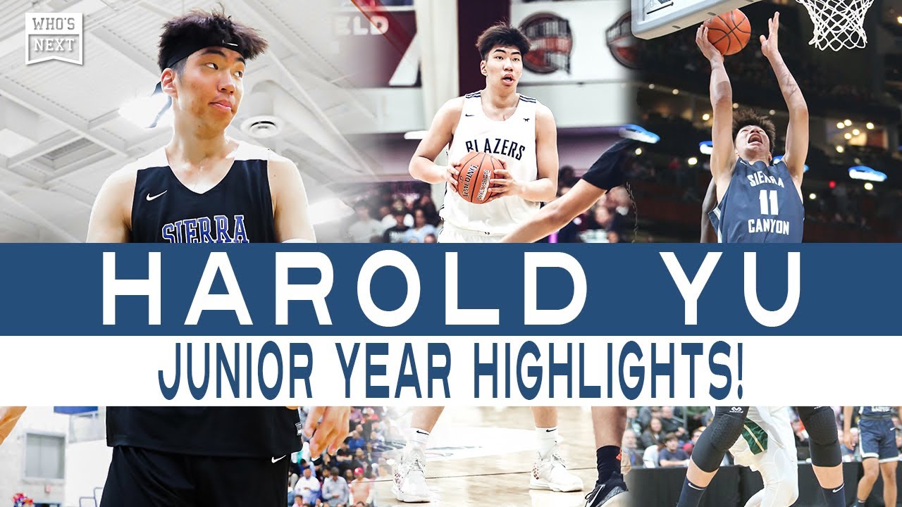 Sierra Canyon big man Harold Yu junior year HIGHLIGHTS!