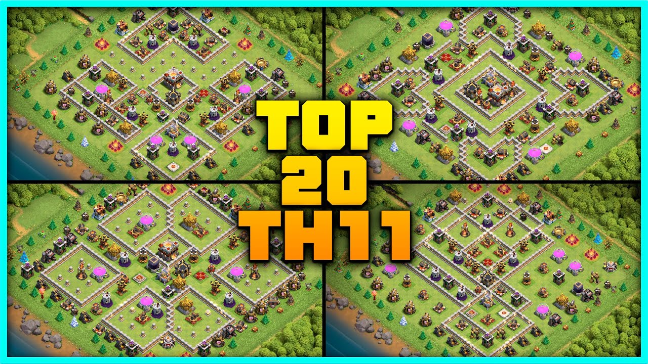 New Best Th11 base link War/Trophy Base (Top20) With Link in Clash of Clans - th11 war base 2020