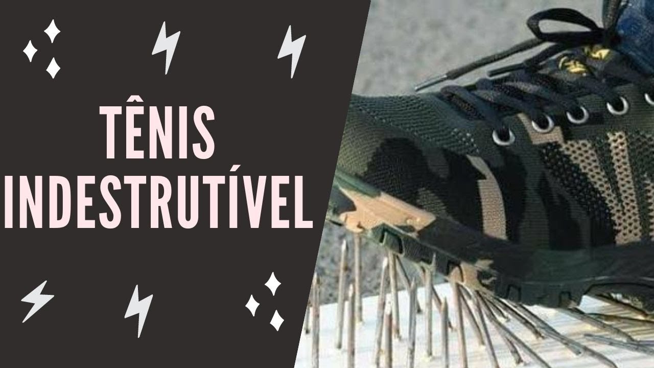 T&ecirc;nis Indestrut&iacute;vel Militar T&ecirc;nis mais Resistente do Mundo