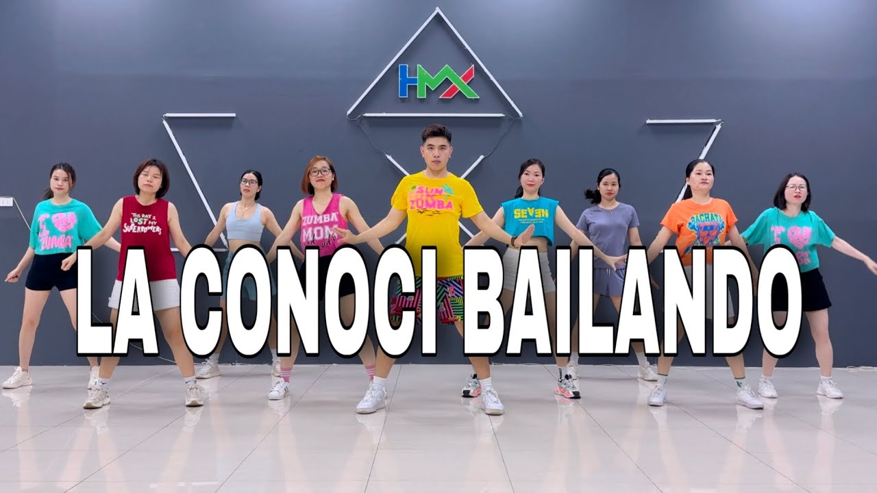 La Conocí Bailando (feat. K-Narias) | Zumba | Dance Fitness | Salsa - Reggaeton | Hưng Kim