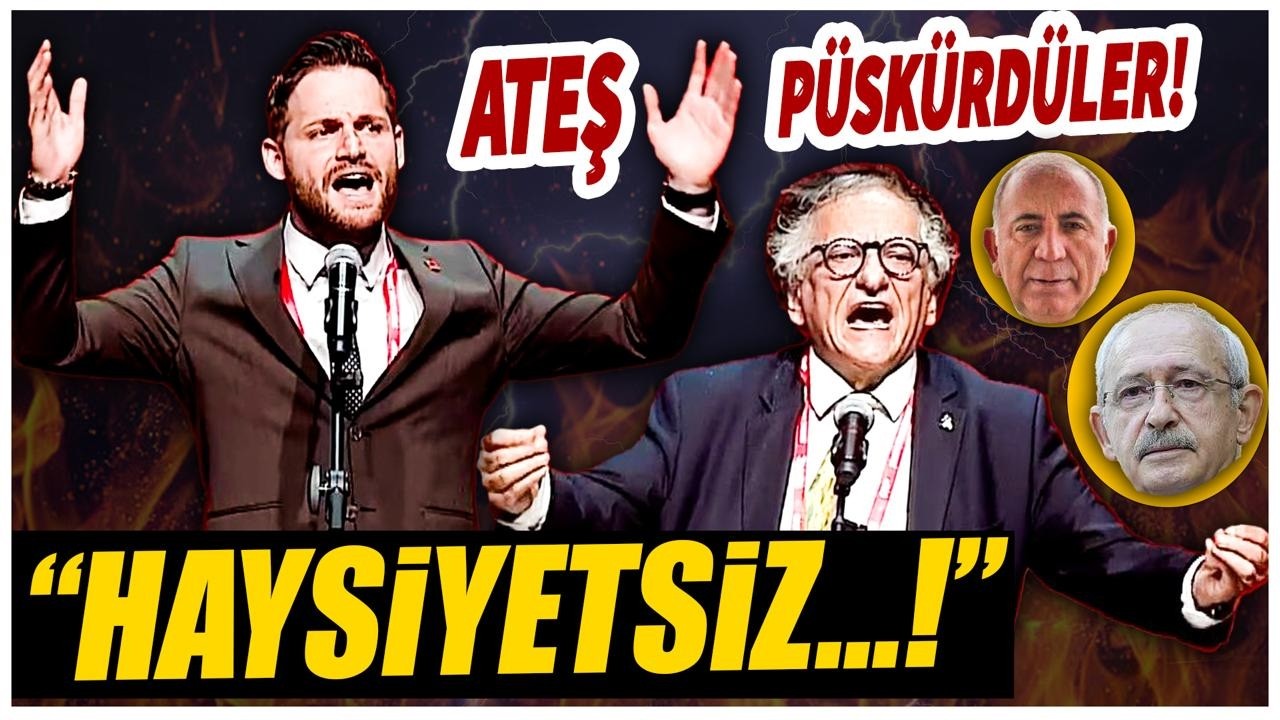 CHP kurultayında Kemal Kılıçdaroğlu ve Gürsel Tekin’e ateş püskürdüler! “Haysiyetsiz…!