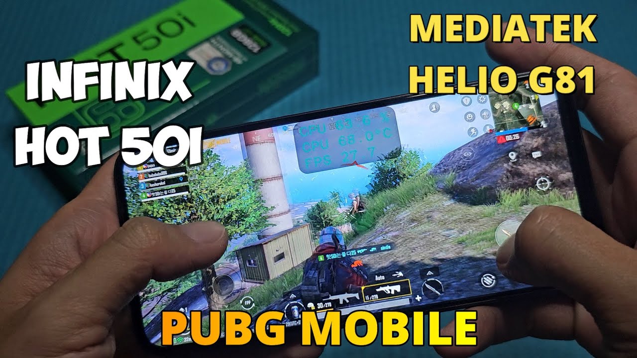 PUBG Mobile in Infinix Hot 50i