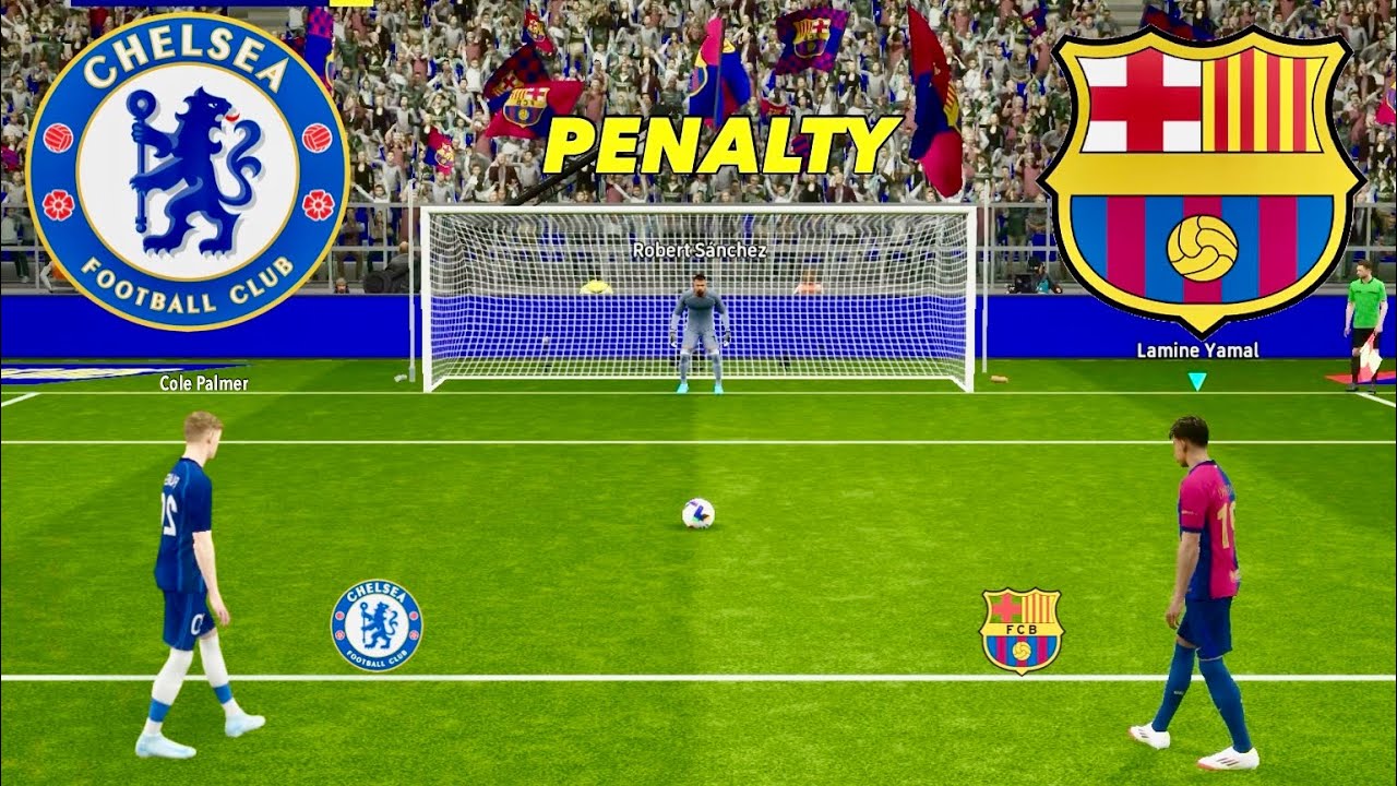 eFootball | FC Barcelona vs Chelsea Penalty Shootout | FCB vs CHE Highlights