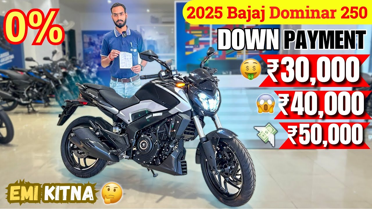 2025 New Dominar 250 OBD 2 EMI & Down Payment 💰Finance Details | Easy Loan | dominar 250 2025