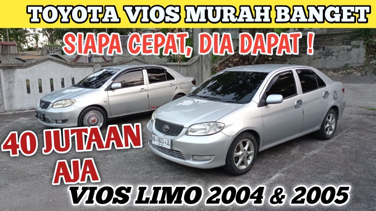 MOBIL TOYOTA VIOS MURAH BANGET ! VIOS LIMO 2004 & VIOS LIMO 2005