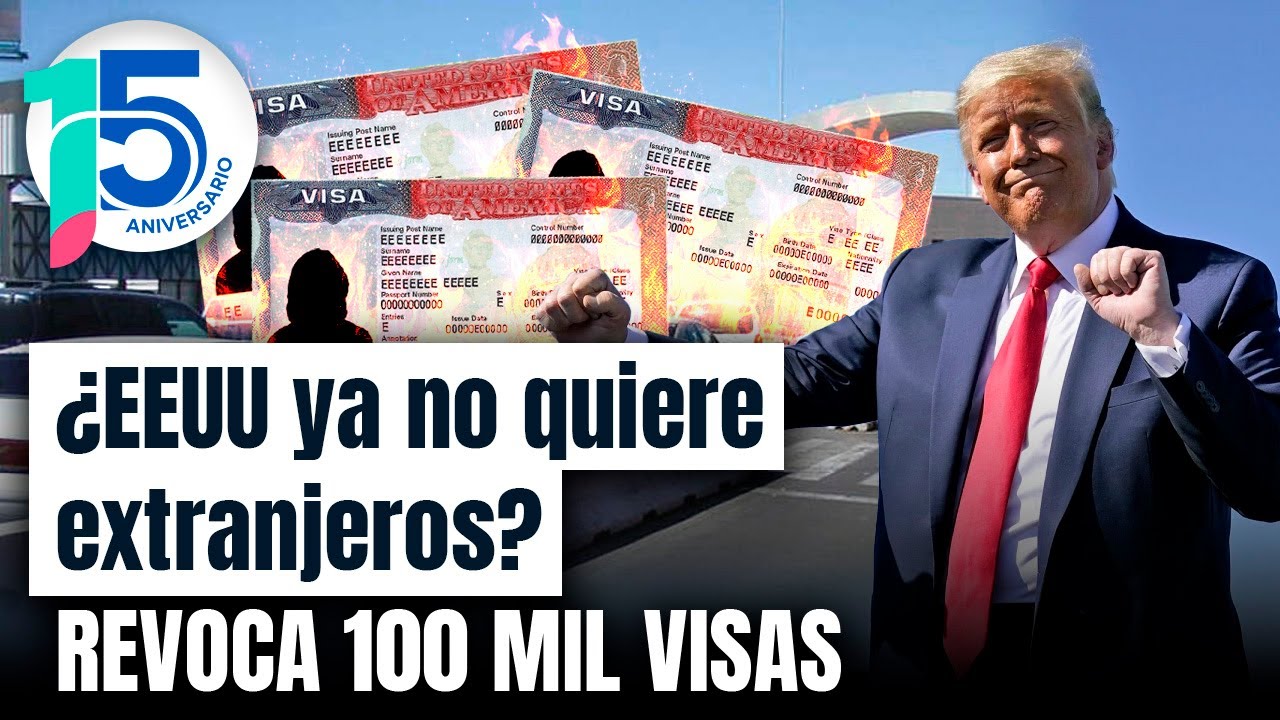 EEUU rompe récord y DOBLA cifra de visas revocadas en 2025: 8 mil son de ESTUDIANTES