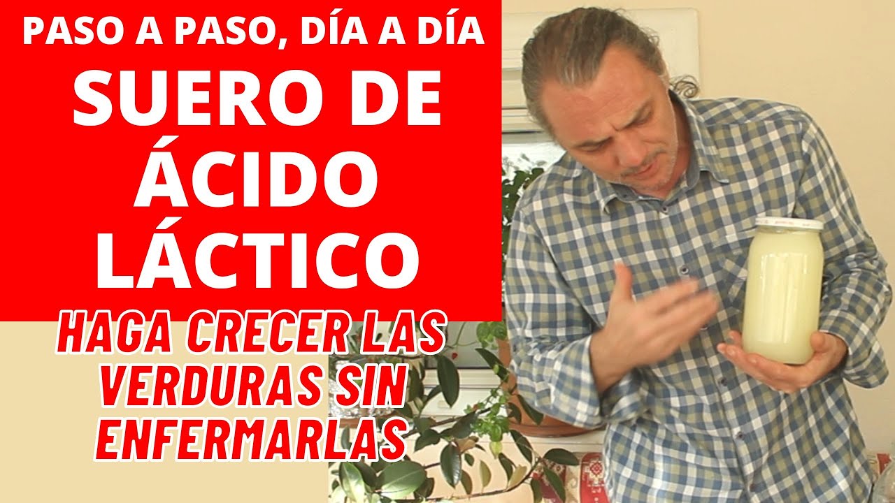Suero de Ácido Láctico para un Huerto Saludable y Productivo #jardinería