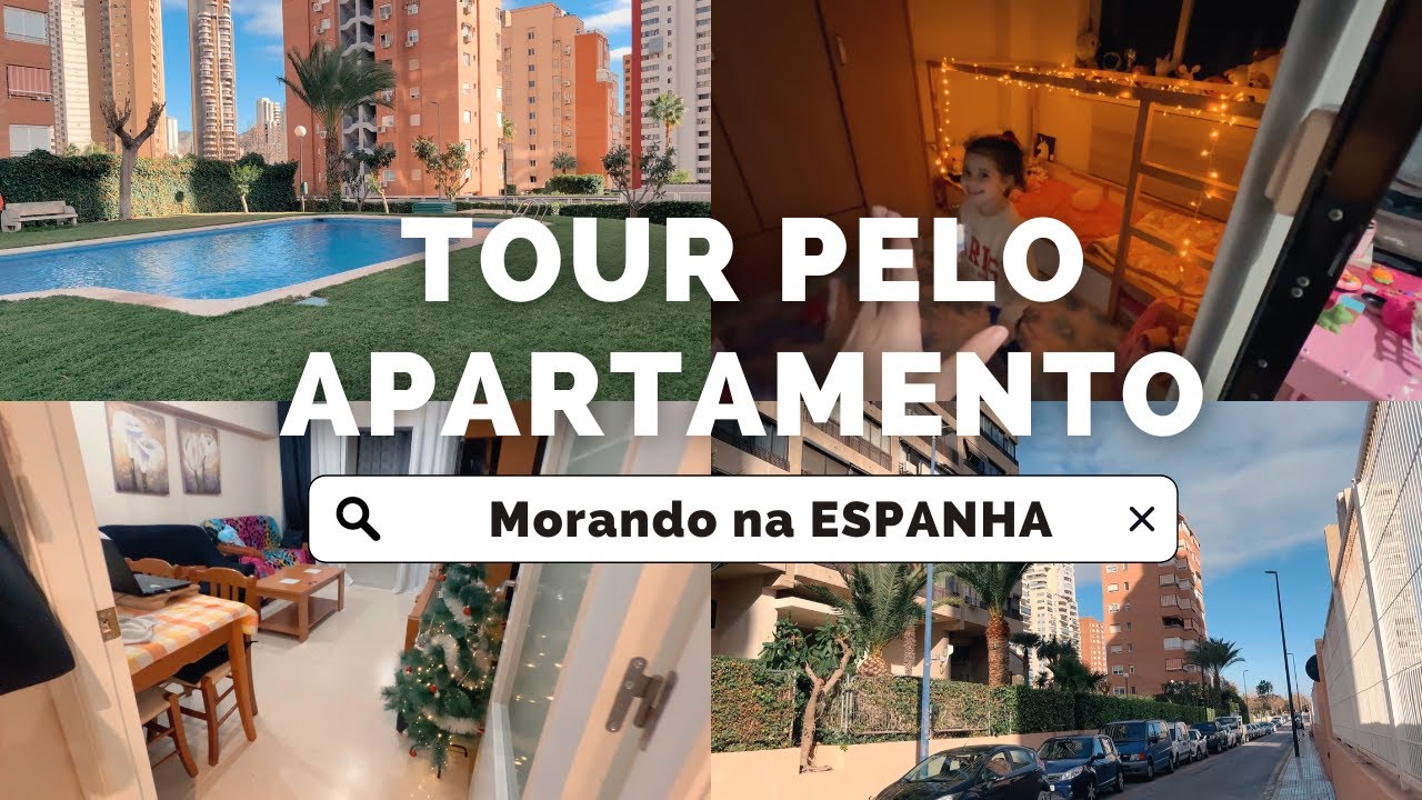 TOUR PELO MEU APARTAMENTO na ESPANHA 🇪🇸 |  DESCUBRA COMO É A VIDA MORANDO FORA !!