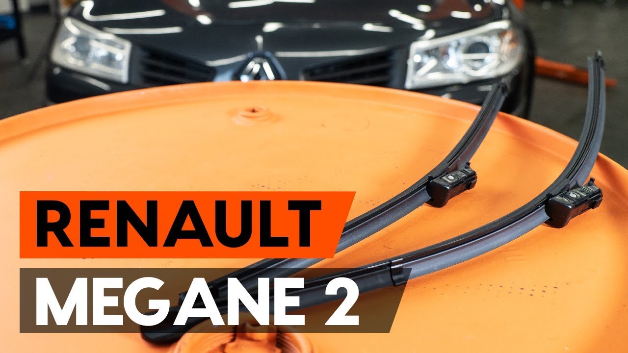 Cómo cambiar los limpiaparabrisas RENAULT MEGANE 2 (LM) [INSTRUCCIÓN AUTODOC]