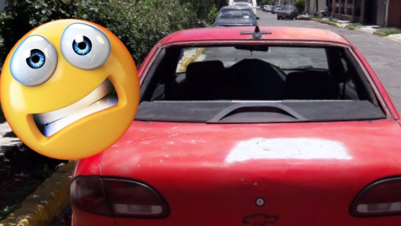 Como pegar el medallón o luneta de un auto