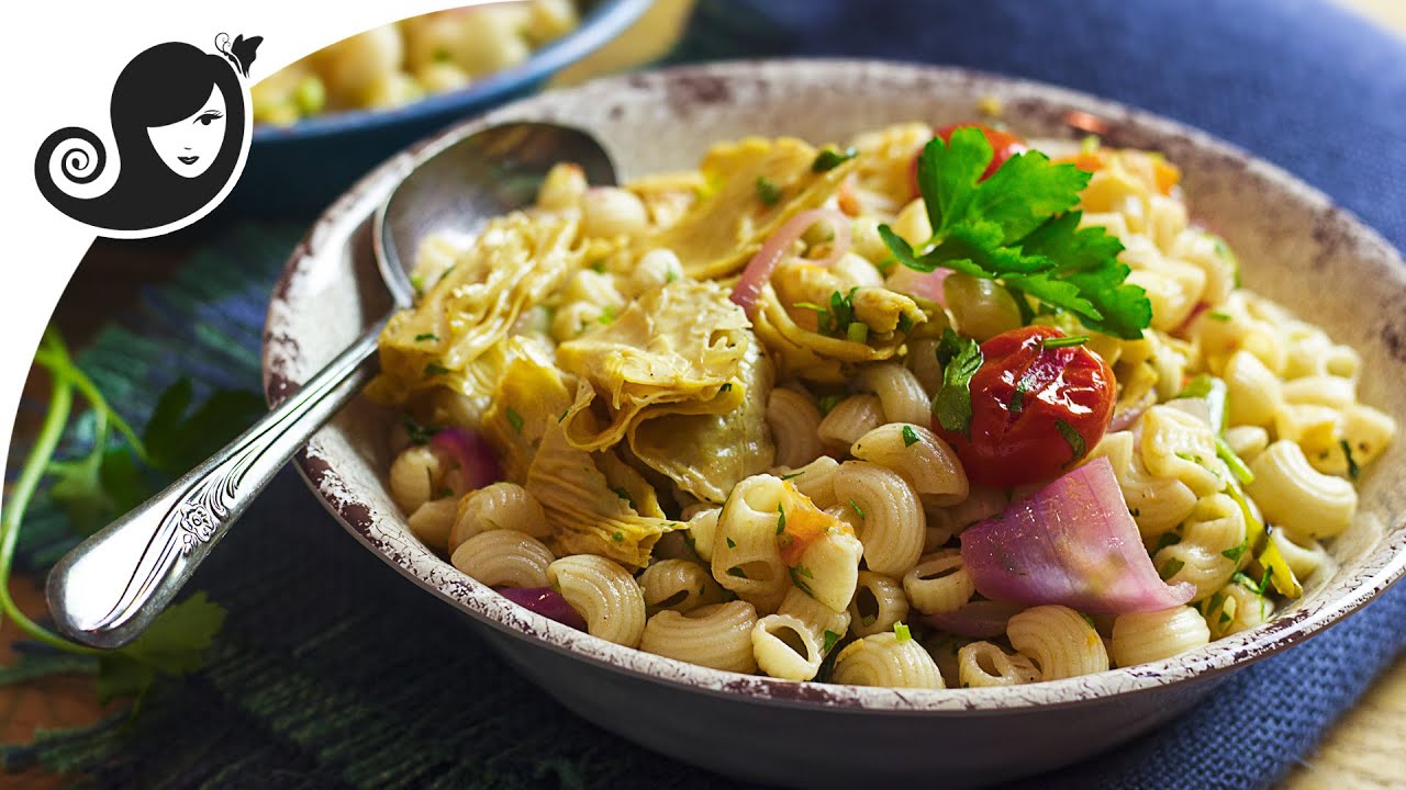 Macaroni Fricassee with Dried Bean Curd Skin Sticks (Tofu Skin or Yuba) | Vegan/Vegetarian Recipe