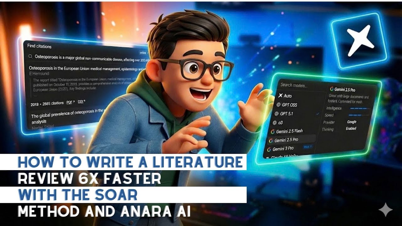 How to write a literature review 6x faster with the SOAR Method and Anara AI
