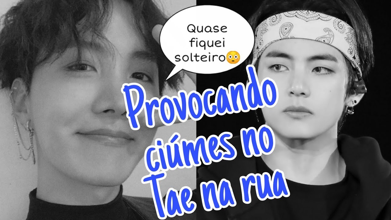 Vhope stories - Provocando ciúmes no Tae na rua 🤣🤭