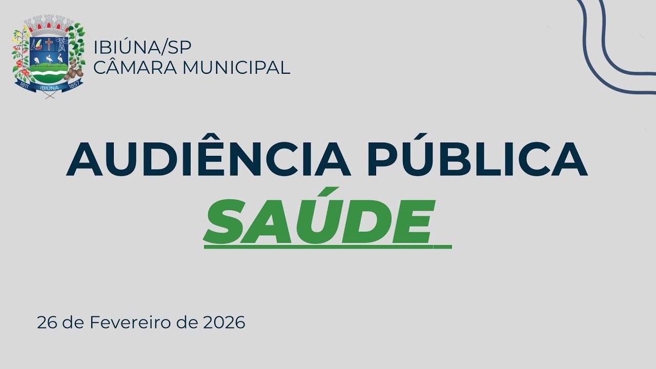 Audiência Pública - Saúde