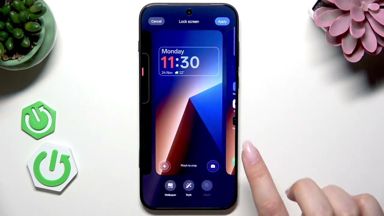 OnePlus 15 &mdash; как сменить обои