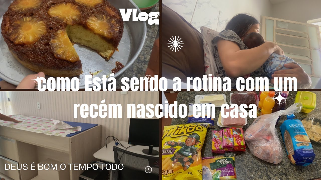 COMO ESTÁ SENDO A ROTINA COM UM RECÉM NASCIDO EM CASA/TESTE DO PEZINHO/COMPRAS/DEUS É BOM TEMPO TODO