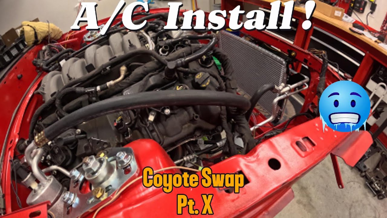 Installing Cold A/C from SVE in my Coyote Swap Fox Body Pt. X (1986-1993 Mustang 5.0 V8)