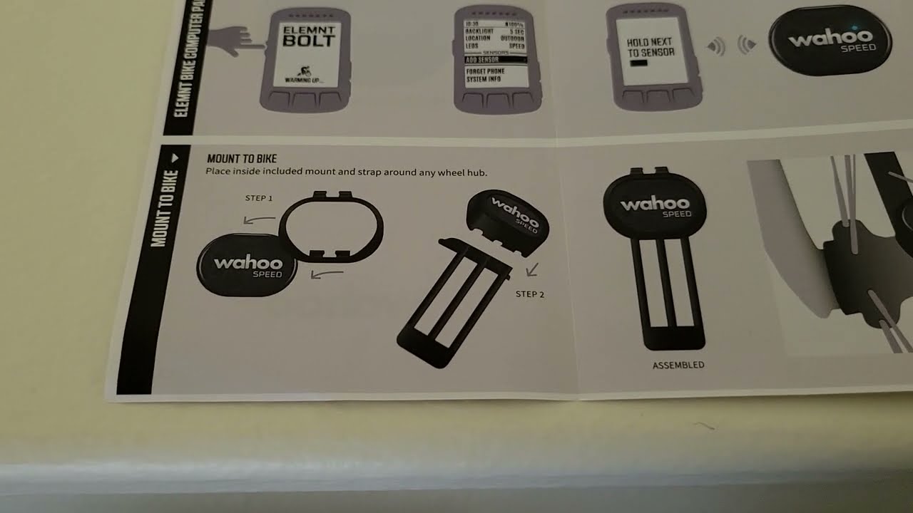 How to install Wahoo speed and cadence sensor. #wahoo #garmin