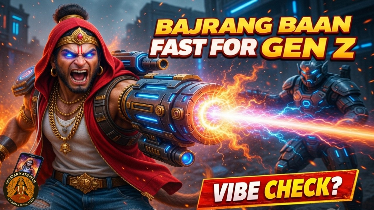 Fast-Track Bajrang Baan (6 Mins) | 4K Cinematic Animation | Sanatan Kathayen