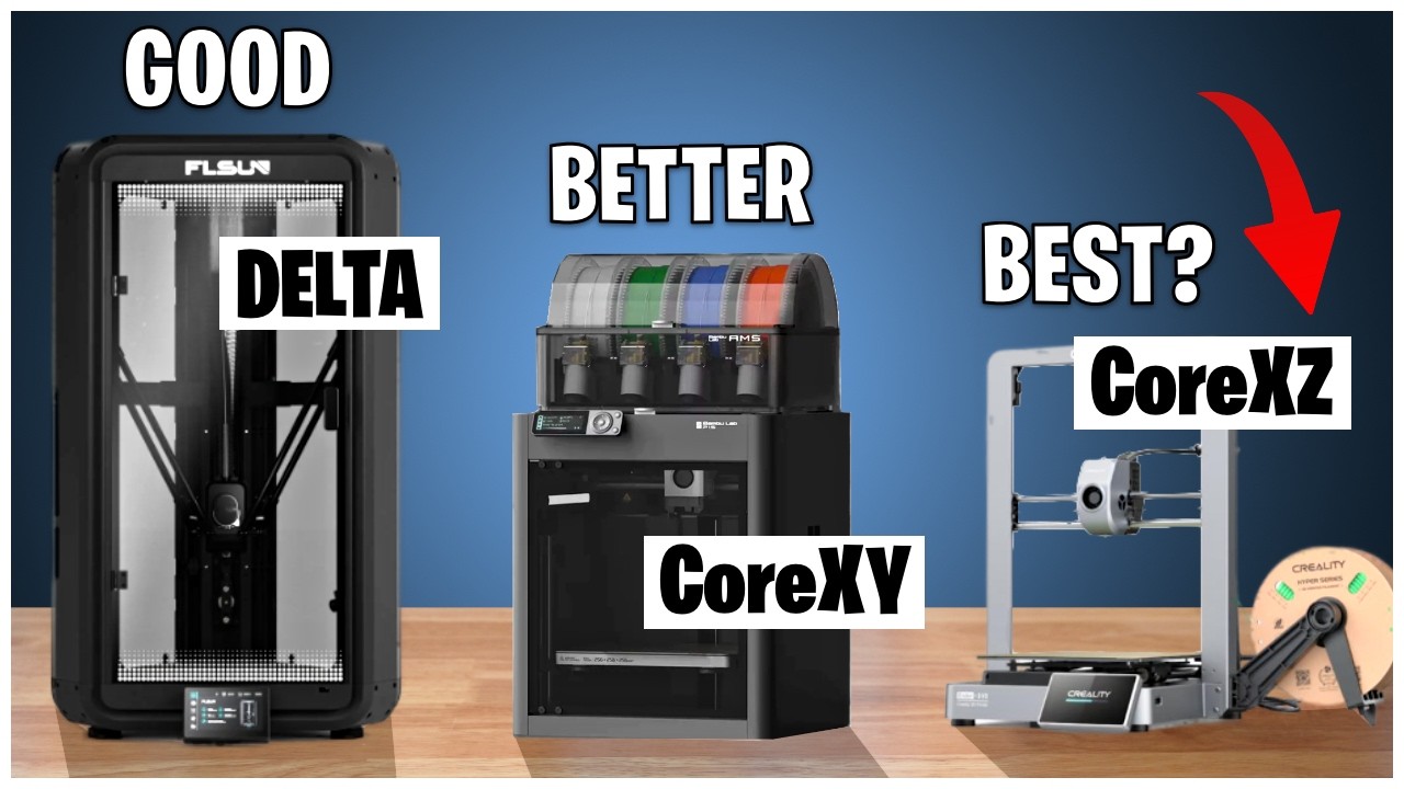 Bambu P1S, FLSUN T1 и Ender 3 V3 — сравнение 3D-принтеров