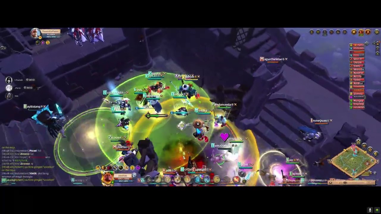 ALBION ONLINE | INVADE VS LAUGHING BOULEVARD CASTLE FIGHT