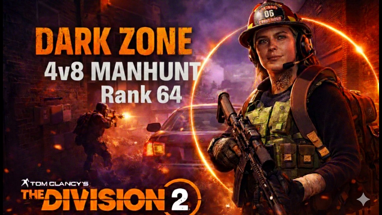 Division 2 Dark Zone PvP | MH Rank 64 | 4v8 🔥