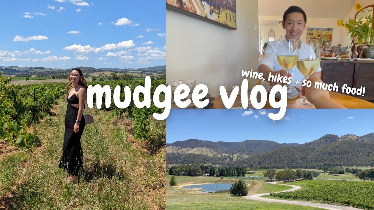3 DAYS IN MUDGEE NSW | vlog - wine, food and hikes 🍷