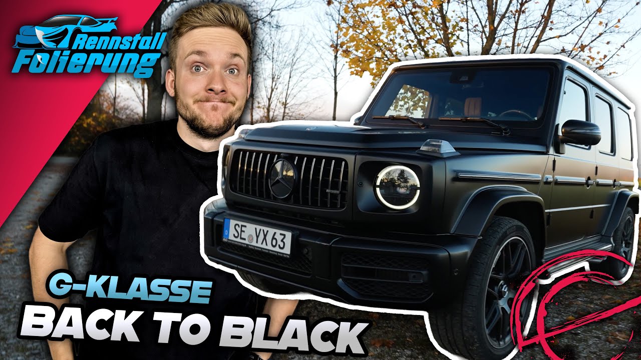 Wir zerlegen die G-Klasse | brutaler Look voller Schutz: Satin black PPF |  The Satin Crew