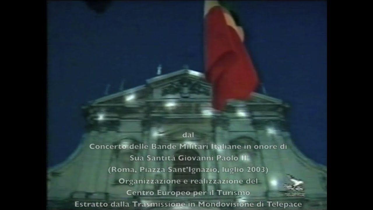 Inno Pontificio e Inno Italiano con intervento di SS Giovanni Paolo II GP2