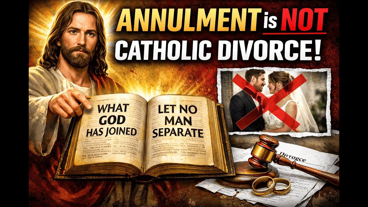 Annulment Is NOT Catholic Divorce: What Jesus, Scripture, and Church Law Actually Teach