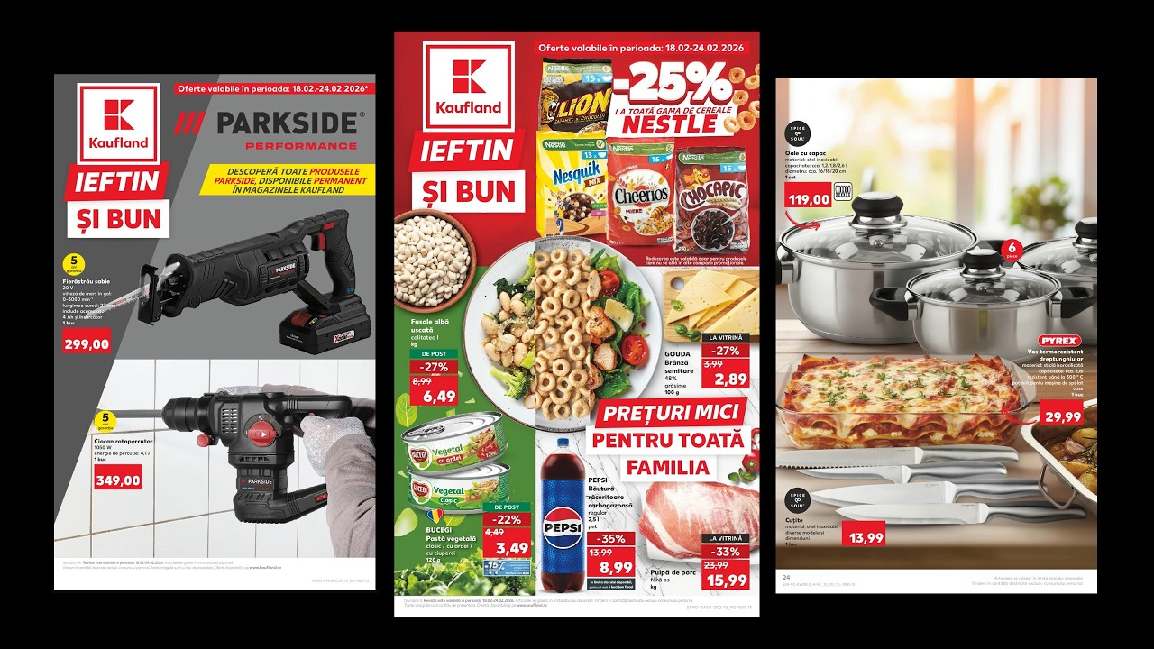 Catalog Kaufland 18 Februarie - 24 Februarie 2026 - Oferte Kaufland din 18.02.2026