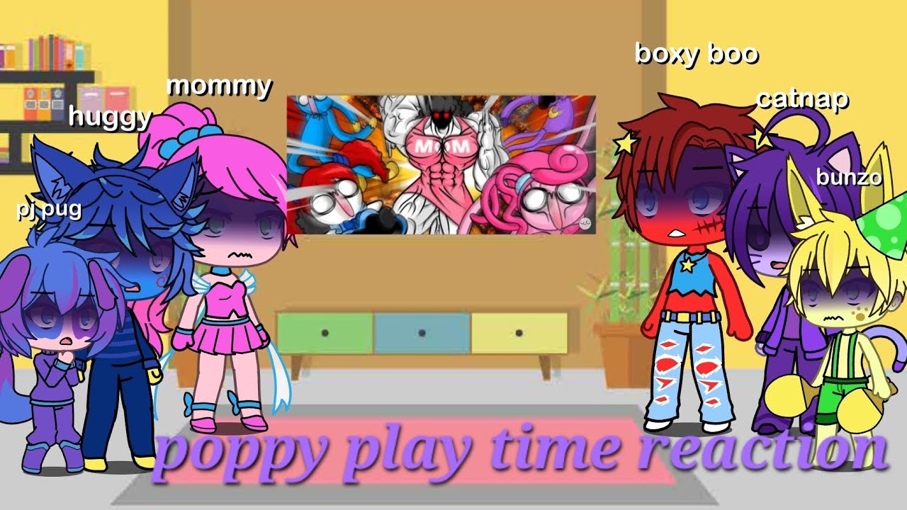 Poppy play time reacts to ‎⁨@somacguffin⁩  mom in poppy play time