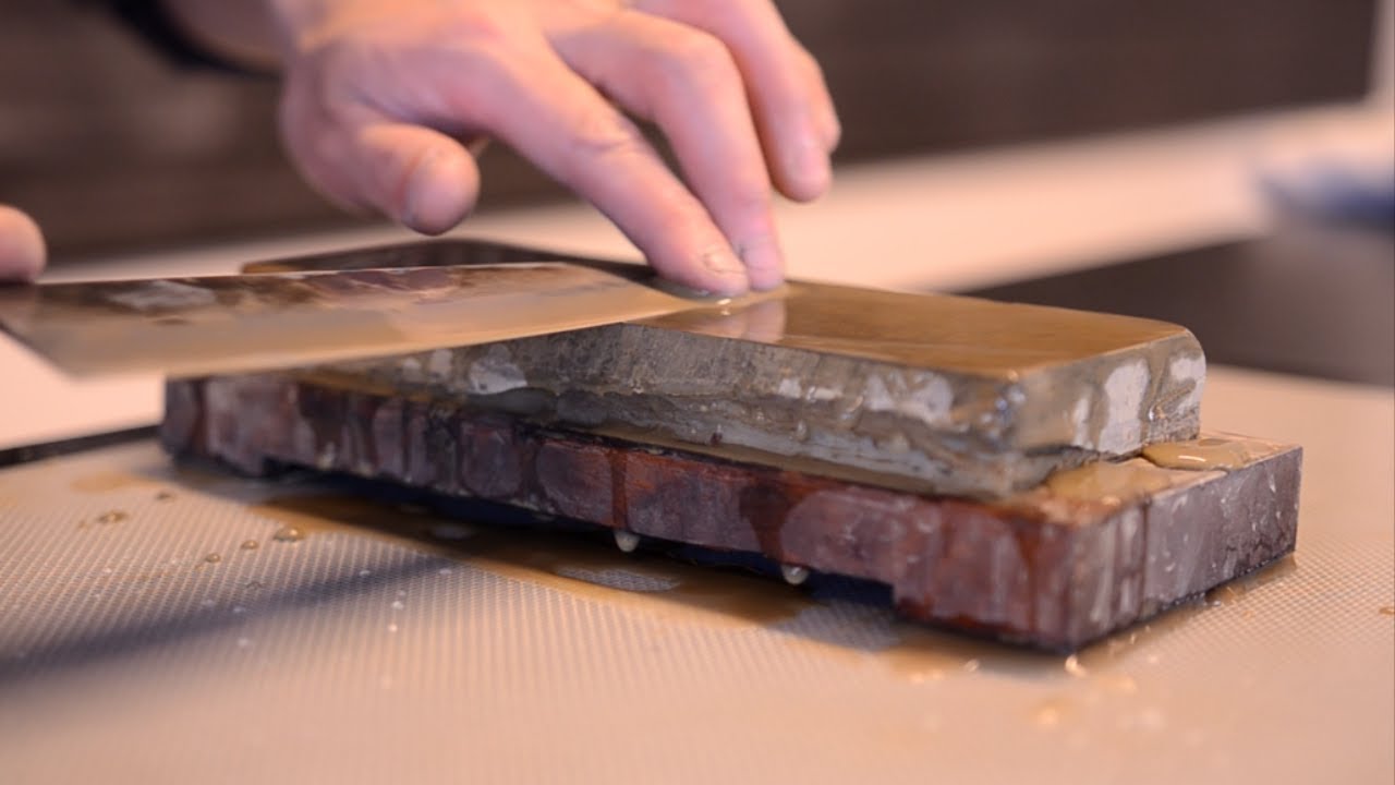 Thin out a carbon steel knife | CLEANCUT LAB