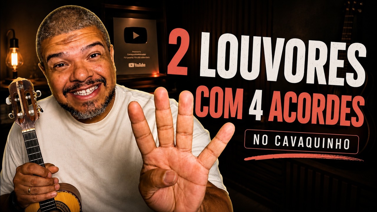 2 LOUVORES COM 4 ACORDES || FÁCIL FÁCIL