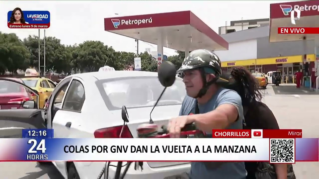 24Horas VIVO | Colas por GNV en Chorrillos