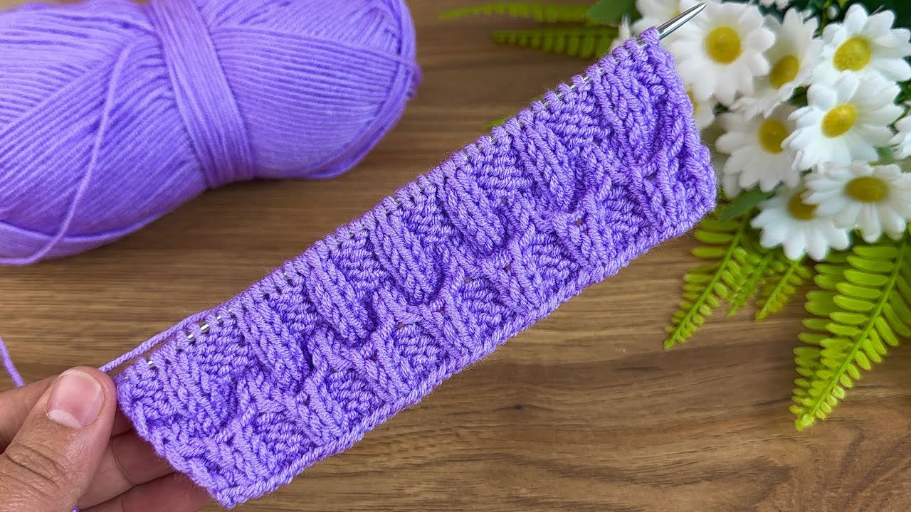 Wonderful..!!•~♡ very cool two needle knitting pattern explanation.  #crochet  #knitting