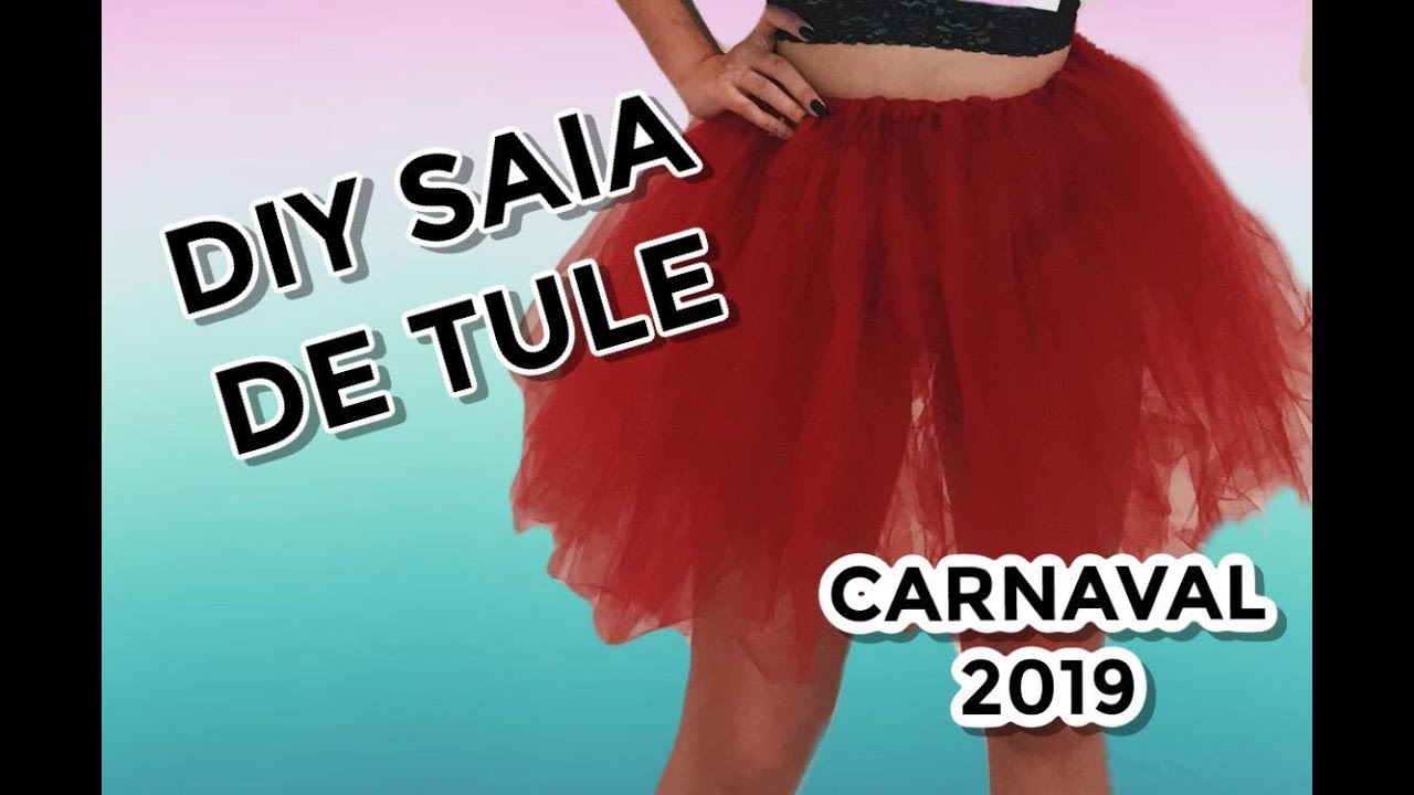 DIY: faça você mesmo sua saia de tule para o Carnaval