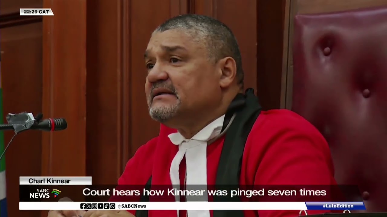 Court hears how Kinnear was pinged seven times
