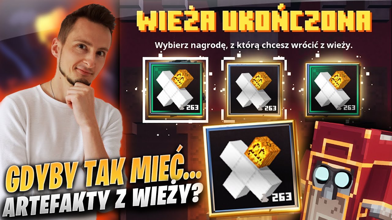 Co jeśli zdobędziemy ARTEFAKTY z WIEŻY? Minecraft Dungeons Artefakty (Golem 263 ilvl)