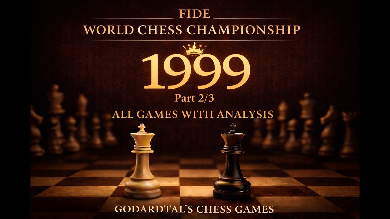FIDE Chess World Championship 1999 - Part 2/3 - All Games with Analysis
