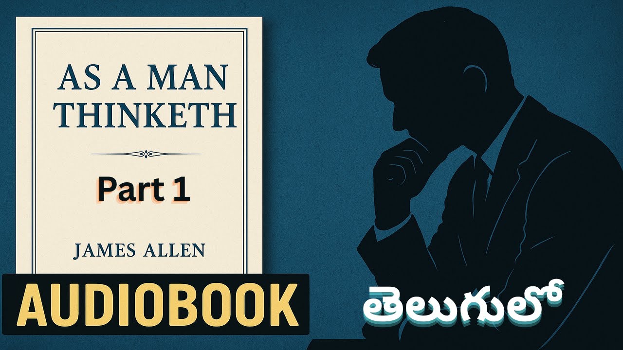 As a man thinketh audio book telugu |part 1| మనిషి ఎలా ఆలోచిస్తే అలా |James allen|Telugu book reader